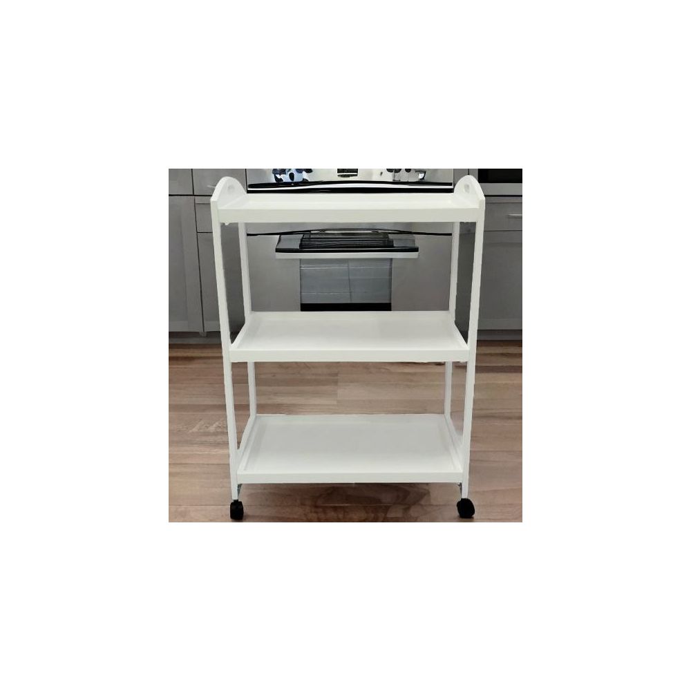 Camarera, Carro de Servicio con Ruedas Color Blanco 60x33x85 - ¡Perfecto para Tu Casa o Negocio!