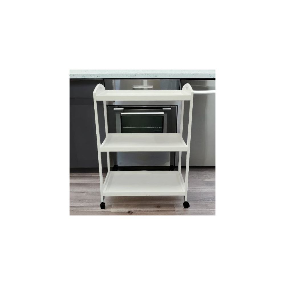 Camarera, Carro de Servicio con Ruedas Color Blanco 60x33x85 - ¡Perfecto para Tu Casa o Negocio!