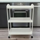 Camarera, Carro de Servicio con Ruedas Color Blanco 60x33x85 - ¡Perfecto para Tu Casa o Negocio!