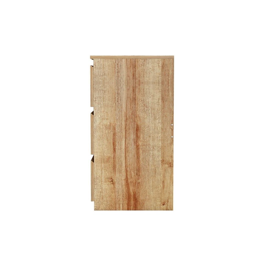 Cómoda de 6 Cajones con Amplio Espacio de Almacenaje - Color Natural - 120x40x75 cm - Mueble Moderno para Dormitorio.