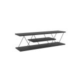 Mueble de TV con 3 Estantes, Soporte para TV en Color Antracita 120x30x33cm - Ideal para Salón y Sala de Estar
