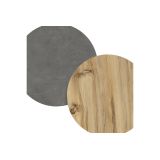 Mueble TV Moderno con Puerta en Melamina Color Antracita y Cambria 100x31.5x29.6cm - Diseño Elegante para Salón.