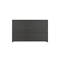 Cómoda de 6 Cajones con Amplio Espacio de Almacenaje - Color Wengue - 120x40x75 cm - Mueble Moderno para Dormitorio.