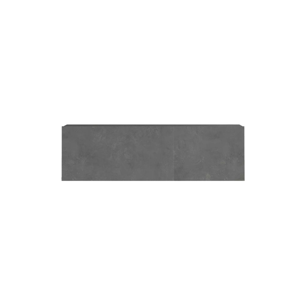 Mueble TV Moderno con Puerta en Melamina Gris Oscuro Antiguo 100x31.5x29.6cm - Diseño Elegante para Salón.