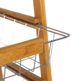 Verdulero Frutero de cocina Oporto 2 color miel 37X37X85