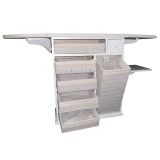 Mueble de Plancha Estoril Blanco 5 Bandejas y Cesto Grande - Organiza tu Ropa