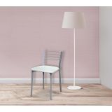 Pack de 4 Sillas de Cocina – Metálicas en Acabado Gris y Blanco, Medidas: 40 cm x 41 cm x 63 cm