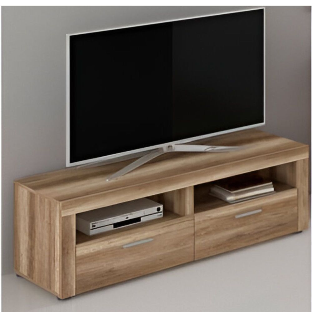Mueble de Comedor, Mueble Salón, Acabado en Color Cañón, Medidas: 296 cm (Ancho) x 212 cm (Alto) x 41,4 cm (Fondo)