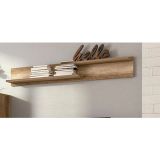 Mueble de Comedor, Mueble Salón, Acabado en Color Cañón, Medidas: 230 cm (Ancho) x 212 cm (Alto) x 41,4 cm (Fondo)