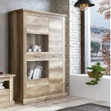 Mueble de Comedor, Mueble Salón, Acabado en Color Cañón, Medidas: 305 cm (Ancho) x 174,7 cm (Alto) x 41,8 cm (Fondo)