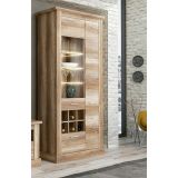 Mueble de Comedor, Mueble Salón, Acabado en Color Cañón, Medidas: 276 cm (Ancho) x 201,6 cm (Alto) x 41,8 cm (Fondo)
