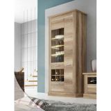 Mueble de Comedor, Mueble Salón, Acabado en Color Cañón, Medidas: 276 cm (Ancho) x 201,6 cm (Alto) x 41,8 cm (Fondo)