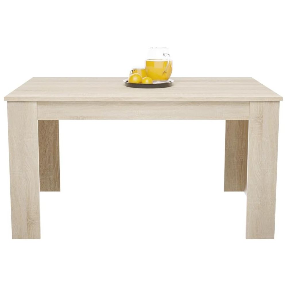 Mesa de Comedor Extensible, Mesa Salón, Robusta, Cambria, 138-198 cm (Largo) x 88 cm (Ancho) x 76 cm (Alto)