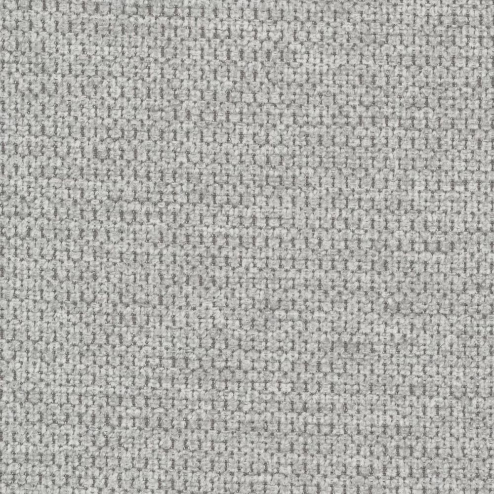 Juego de 4 Sillas Tapizadas en Tela Gris Repelente al Agua con Patas Metálicas en Acabado Crema - Medidas 96x56x40 cm