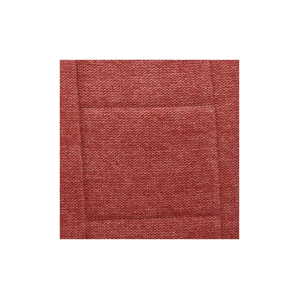 Pack de 4 Sillas de Madera Contrachapada con Relleno de Espuma, Tapizadas en Tela Coral, Patas Negras, Medidas 43x49x102 cm