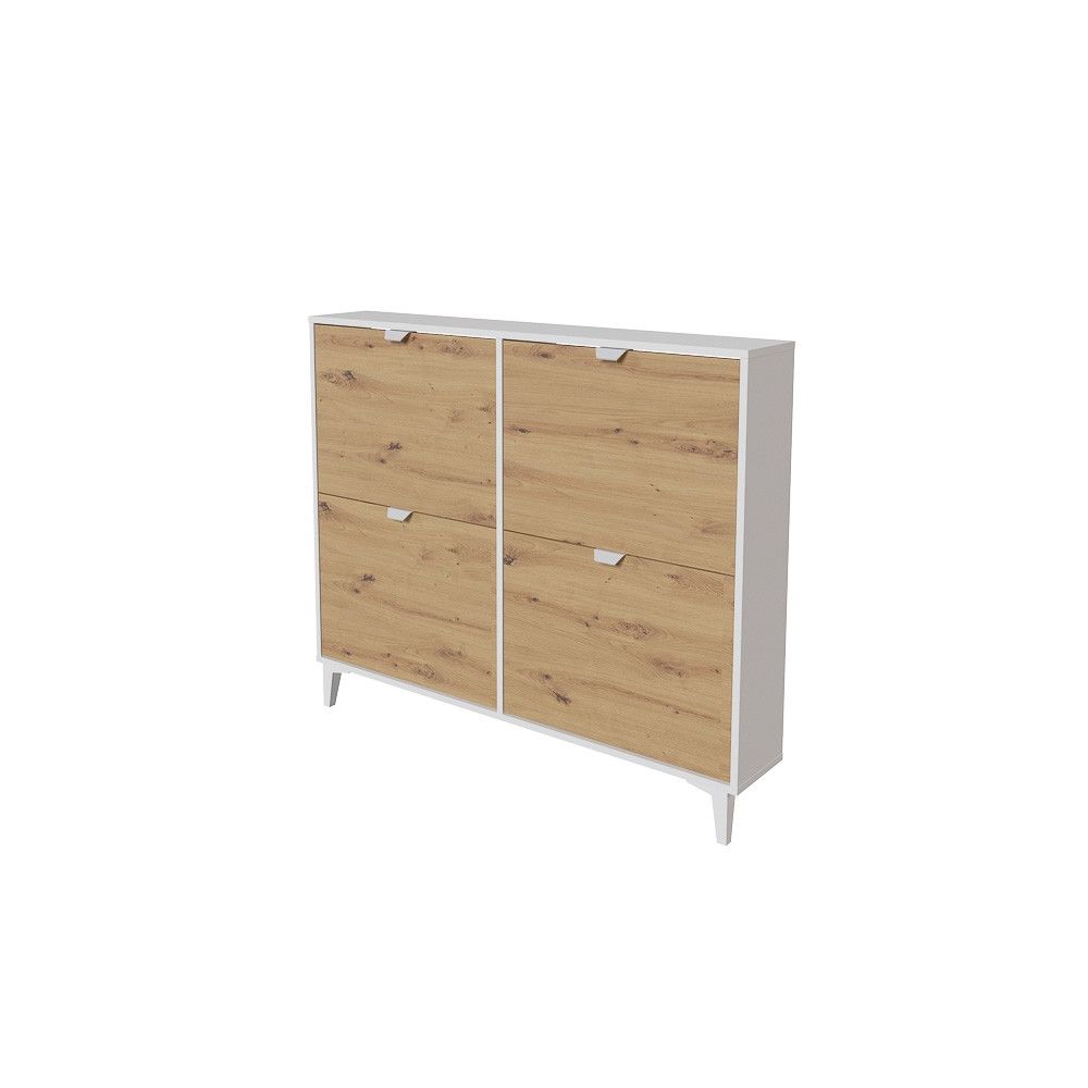 Mueble Zapatero - Almacenamiento Elegante y Práctico | 97,4 x 116,8 x 20 cm (alto x ancho x fondo)