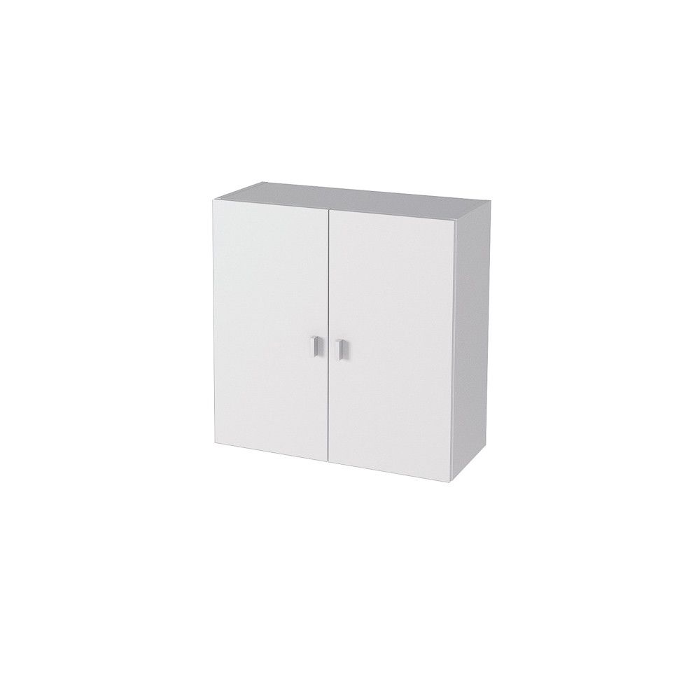 Mueble Alto de Cocina para Colgar con 2 Puertas – Color Blanco – 60 x 60 x 26,5 cm (alto x ancho x fondo)