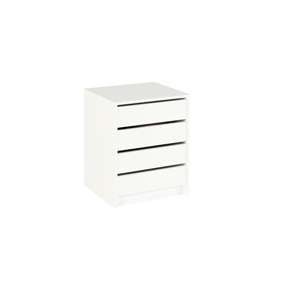 Cajonera 4 cajones | Color: Blanco | Medidas: 62 cm x 50 cm x 44 cm mueble dormitorio