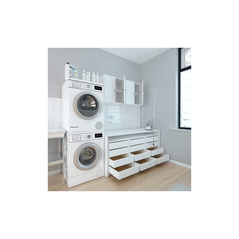Cajonera 4 cajones | Color: Blanco | Medidas: 62 cm x 50 cm x 44 cm mueble dormitorio