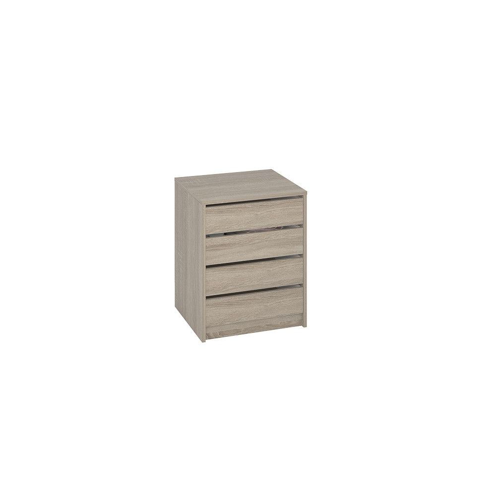 Cajonera 4 cajones | Color: Roble | Medidas: 62 cm x 50 cm x 44 cm mueble dormitorio