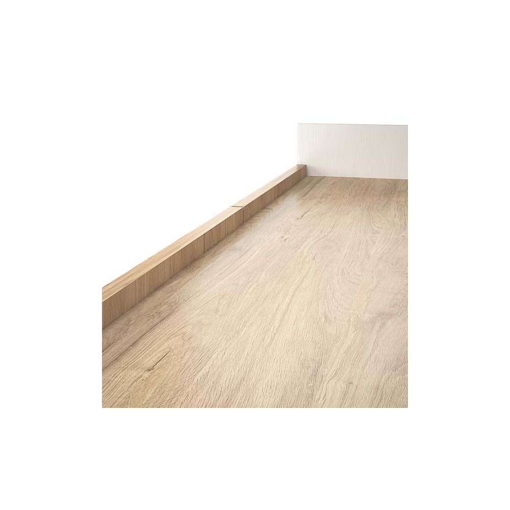 Aparador, Buffet, Salón Comedor 3 Puertas, Armario Auxiliar Color Blanco y Roble, Medidas: 140x87x40 Cm