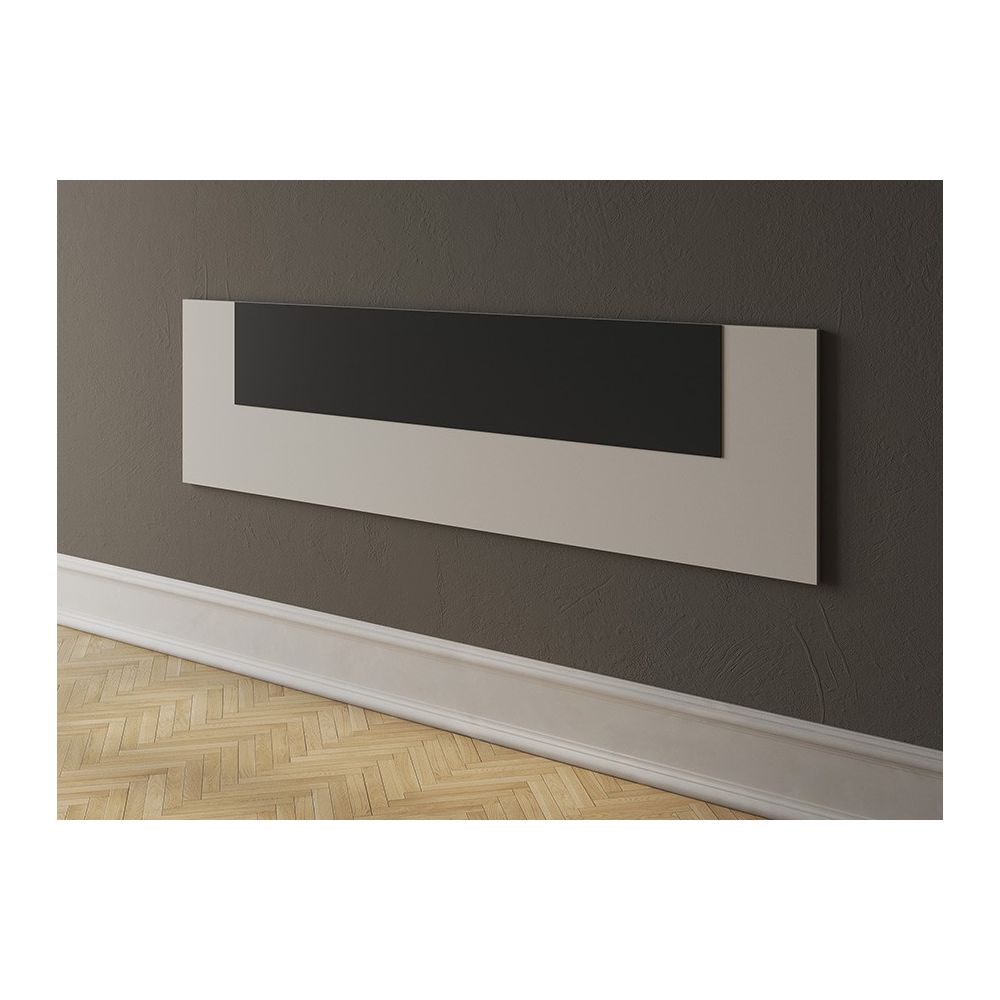 Conjunto Pack Cabecero y 2 Mesitas de Noche,Mesilla de noche 3 Cajones Color Beige, Medidas:160x45x1,6 cm (LargoxAltoxProfundo)