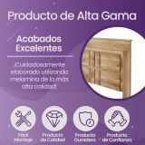 Cabecero Nórdico de 160 (Ancho) x 120 (Alto) x 3,8 (Fondo) Cm | Práctico y Elegante | Color Cañón (para Cama de 135-140 o 160)
