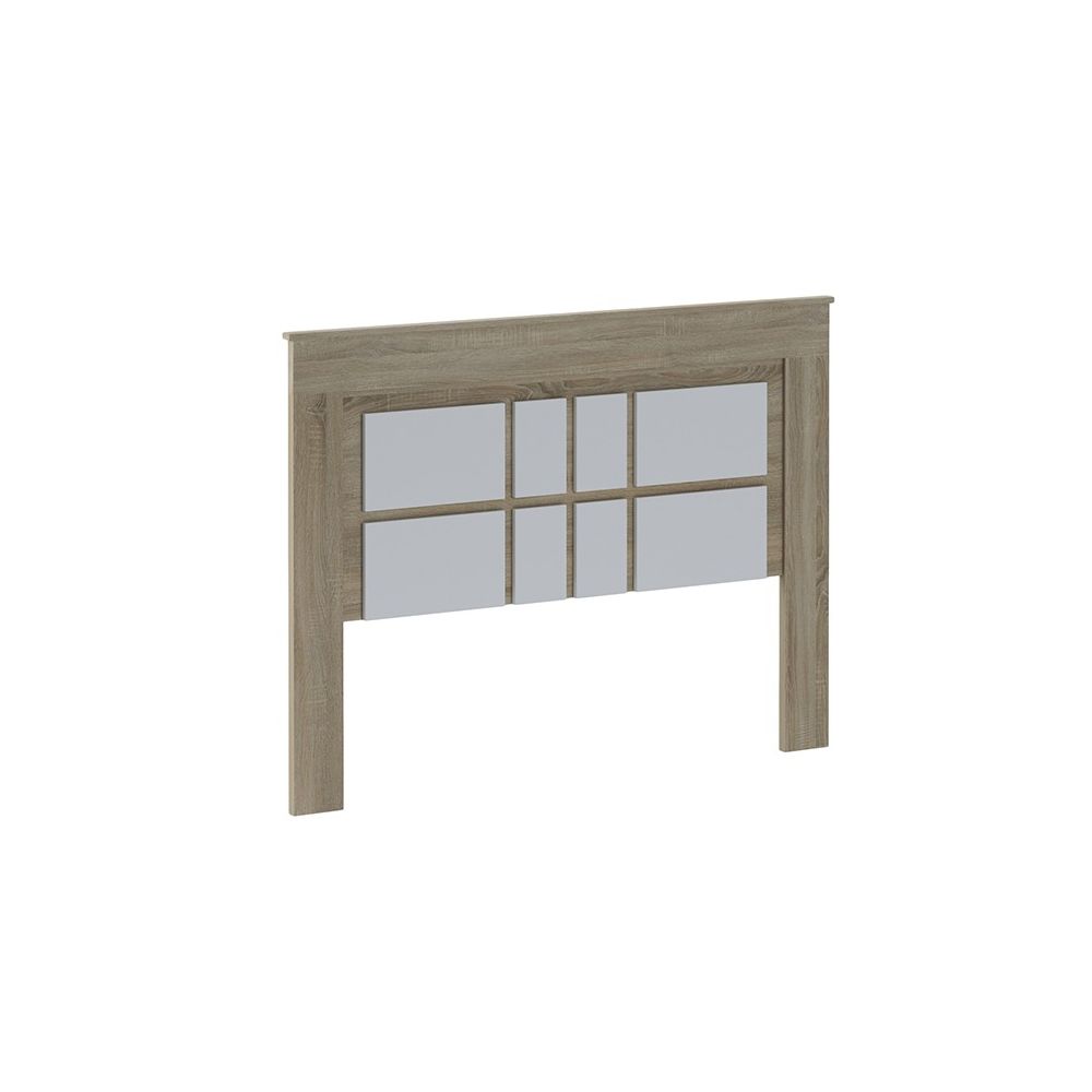 Pack de Dormitorio con Cabecero de 160 x 120 cm + 2 Mesitas de Noche + Sinfonier | Color Cambria y Blanco