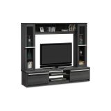 Composición de Salón para TV en Negro, 180.5x40x158cm - Elegante y Funcional para tu Sala de Estar